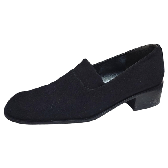 Stuart Weitzman Black Square Toe Medium Width Short Heels Women's Size 7.5 - Picture 9 of 9